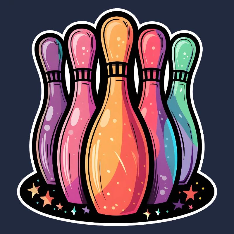Quilles de bowling drôles