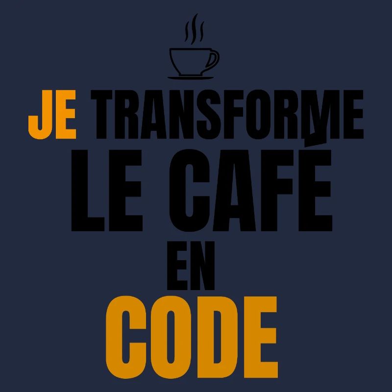 Je transforme le code en café