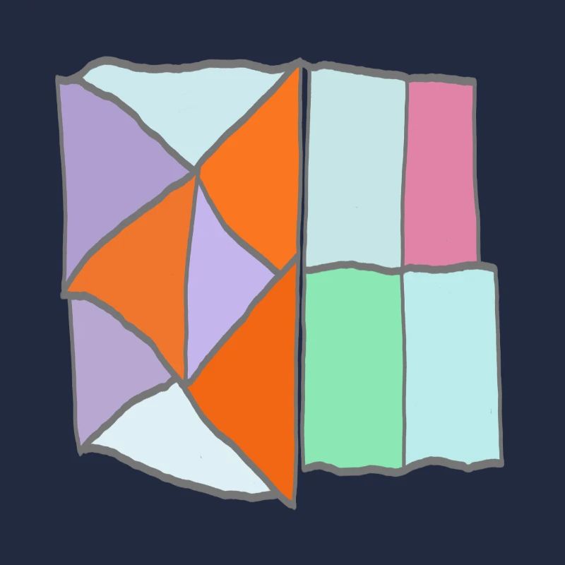 Geometric Patchwork Mosaic