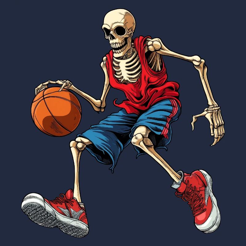 Basketball Skelett