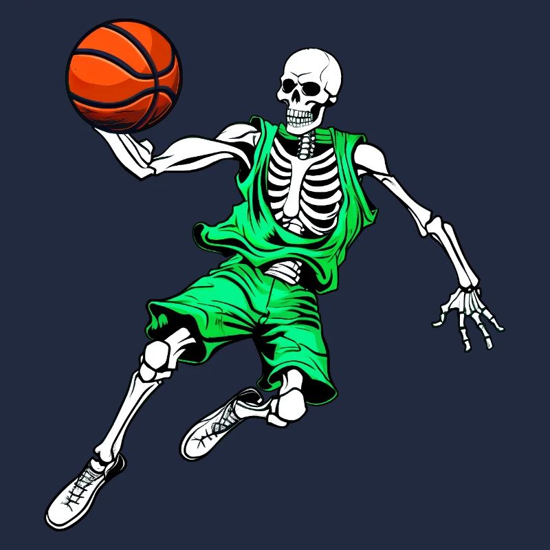 Skelette Basketball / Hooper Skull
