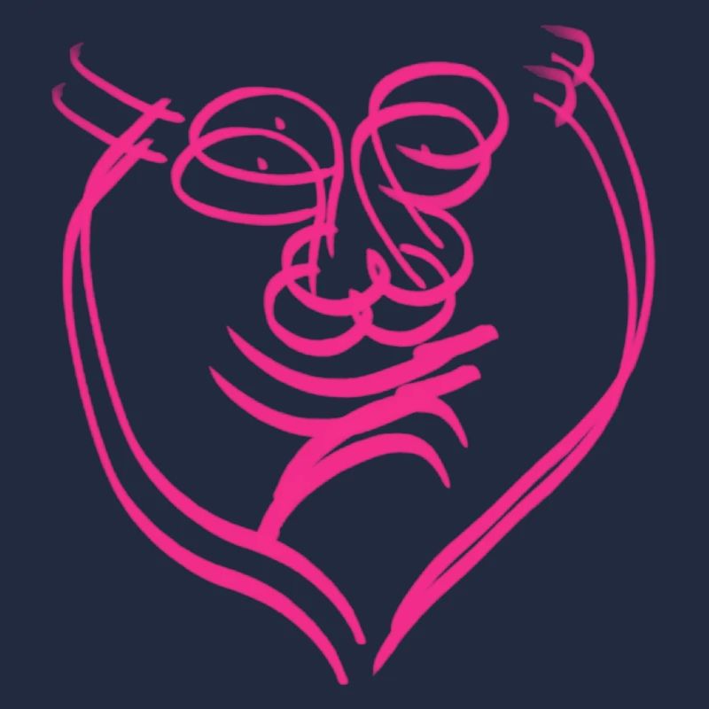 Laughing-crying double face