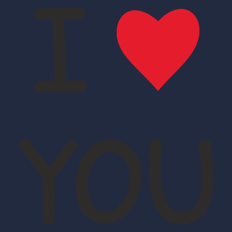 I ❤️ You – Doux Love Text Design