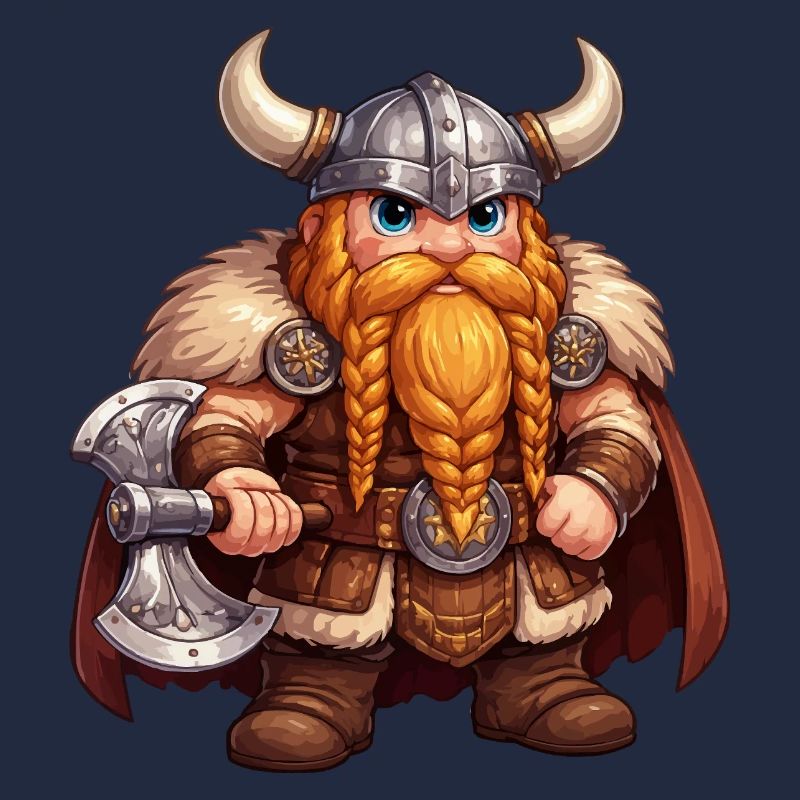 Viking Dwarf with Axe