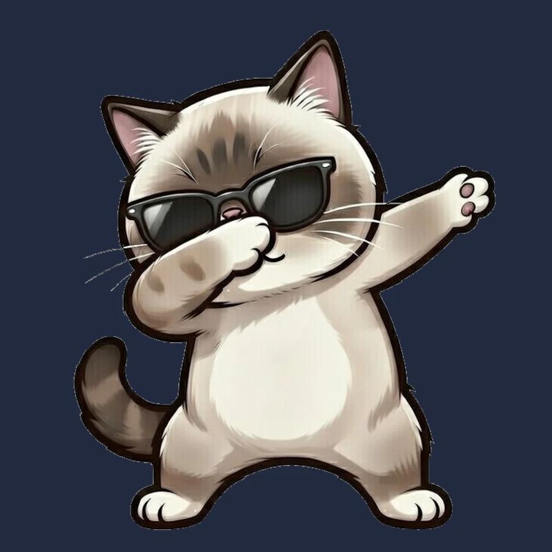 Dabbing Ragdoll Cat