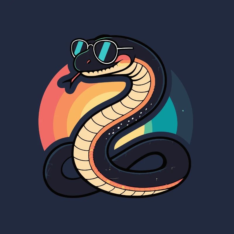 Retro Solar-Schlangenbrille