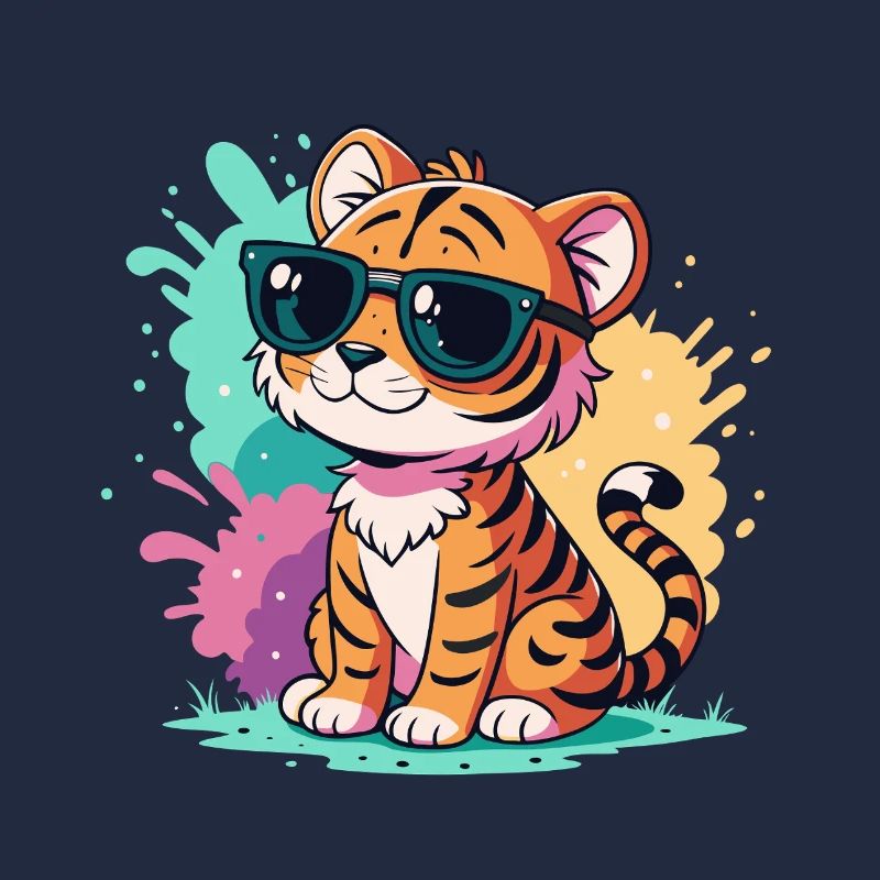 Tiger Splash bunte Sonnenbrillen