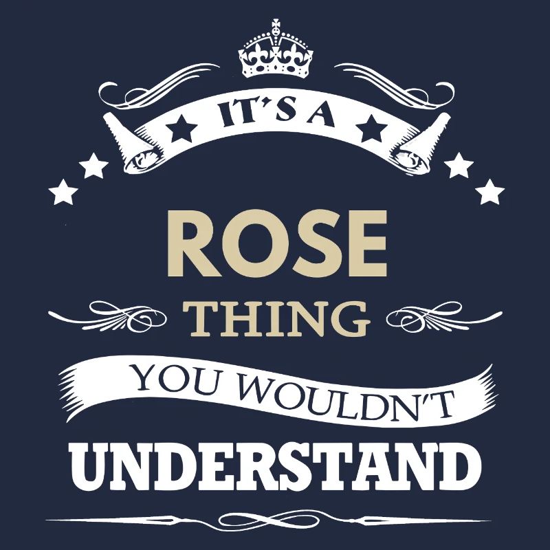 Es ist ein Rose Thing Custom Name Geschenk