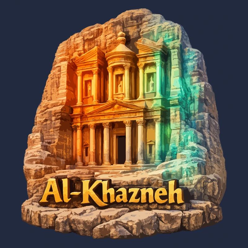 AlKhazneh Petra Regenbogen