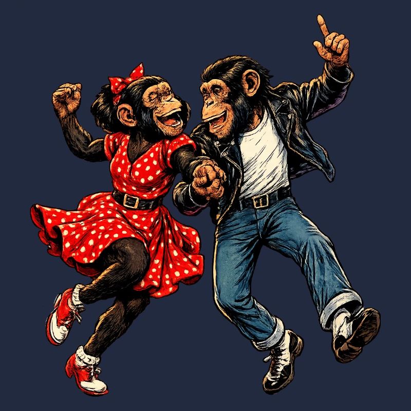 Dancing Monkeys Rockabilly 50s Rock'n'Roll Style