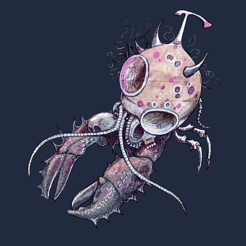 Homard spatial pastel