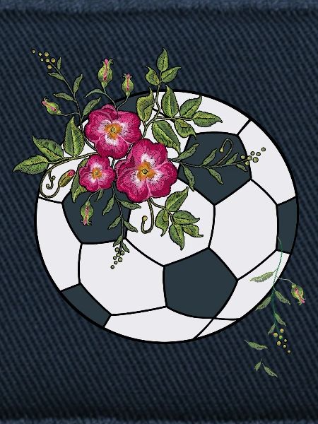 Fußball mit Blumen