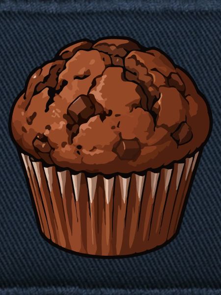 Schoko Muffin Illustration