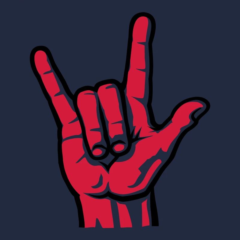 Devil Rock Hand - Pommesgabel (short) 2c