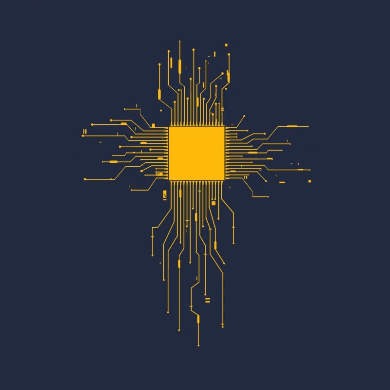 Computer Heart / CPU - Heart