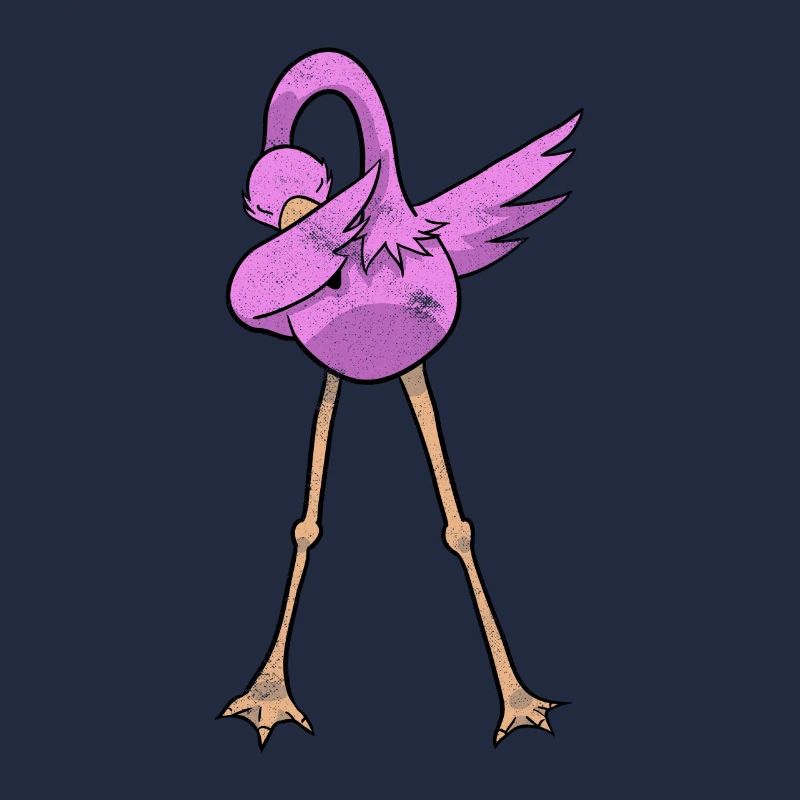 Dabbing Flamingo