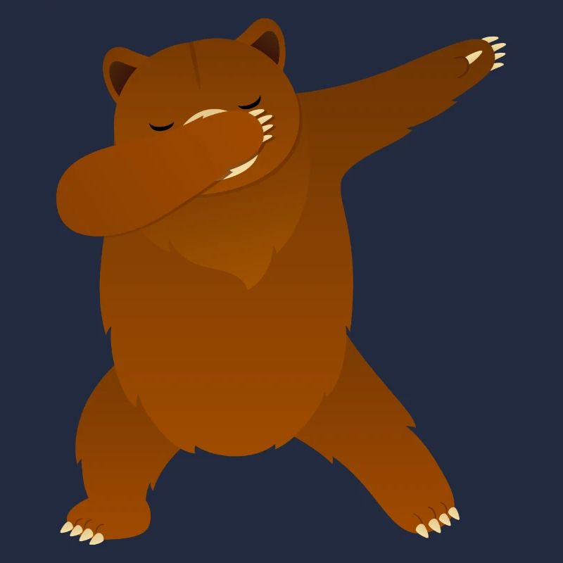 Brown Bear Dab Dance - Cool Gift