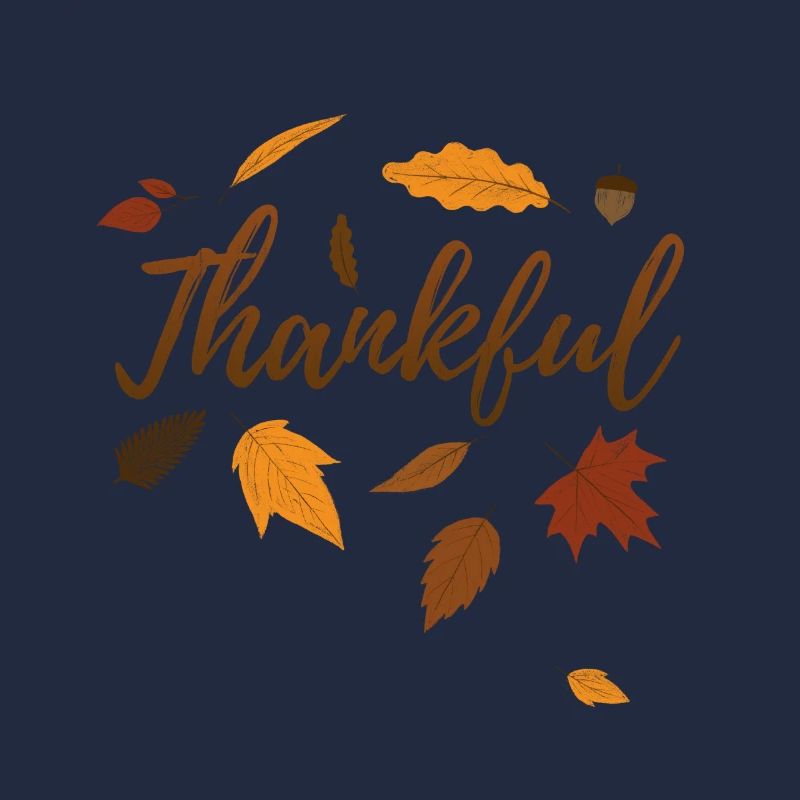 Dankbarer Herbst-Erntedankfest-Geschenk-Fall-Liebe