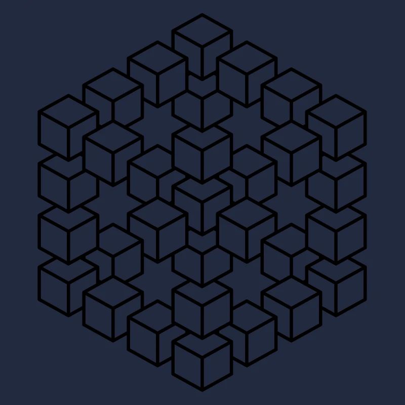 impossible figure Escher cube geometry fantasy