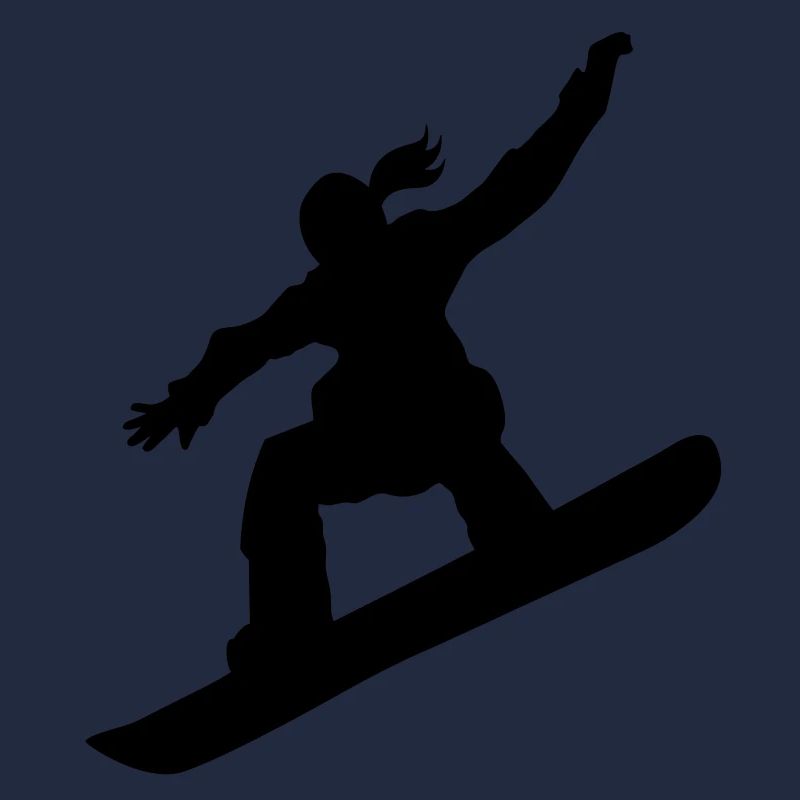 Snowboarding female de