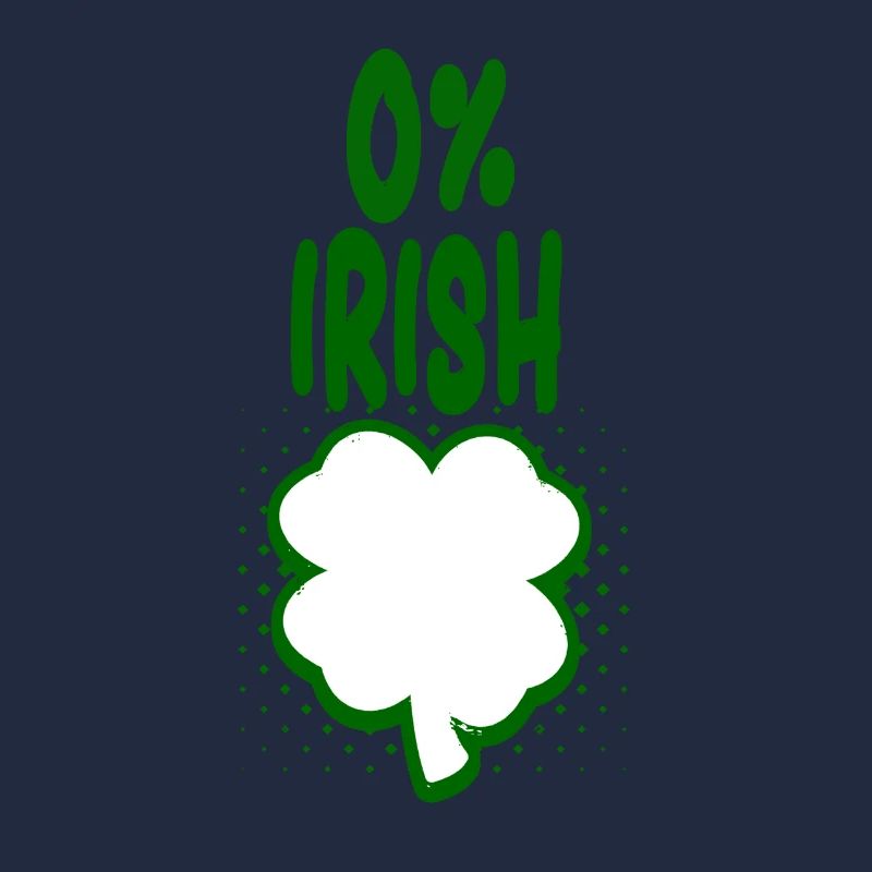 0% Irish - Spaß Tshirt - Geschenk