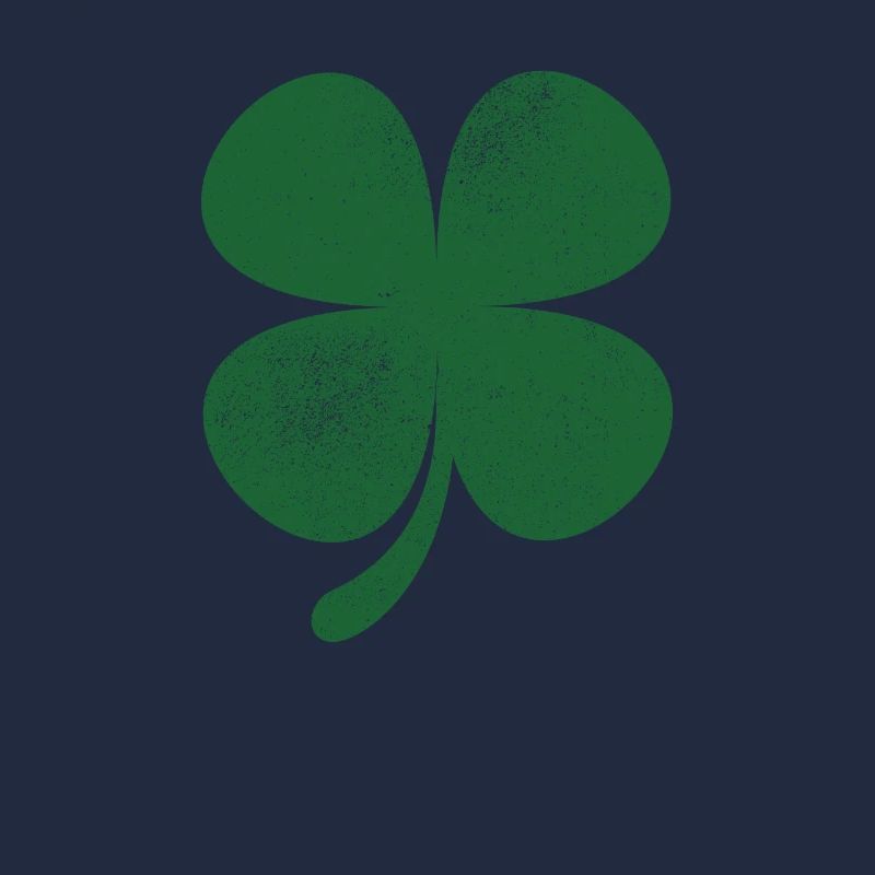 Distressed Green Vierblättriges Kleeblatt St. Patricks
