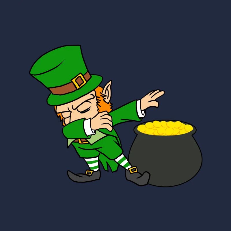 Dabbing Leprechaun Dab St Patricks Day Pot d'or