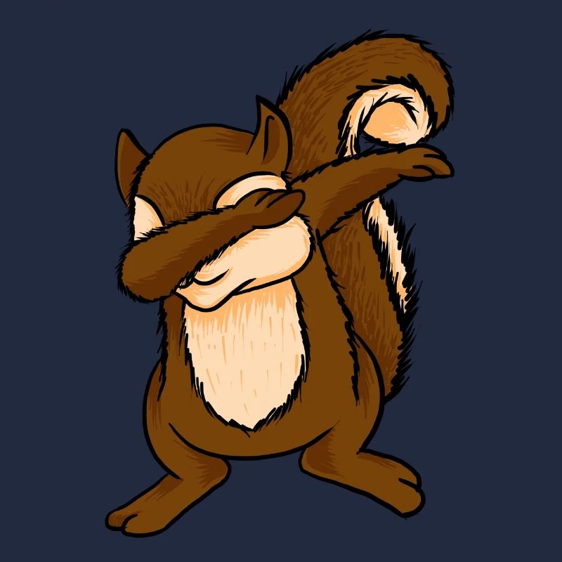 Dabbing Squirrel Funny Chipmunks Dab Animal Lover