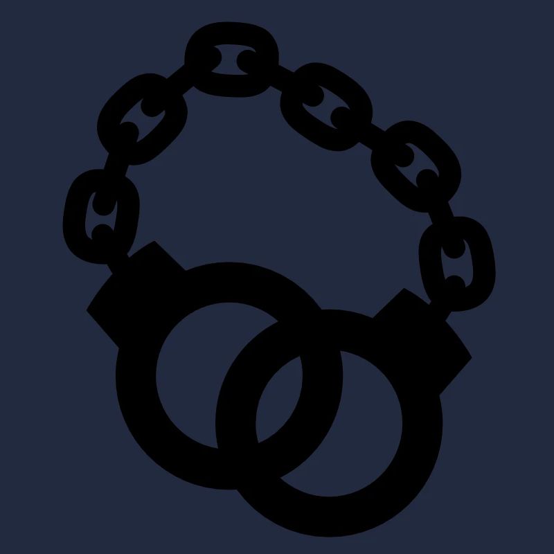 Handschellen zusammen Polizist oder Dame gesperrt