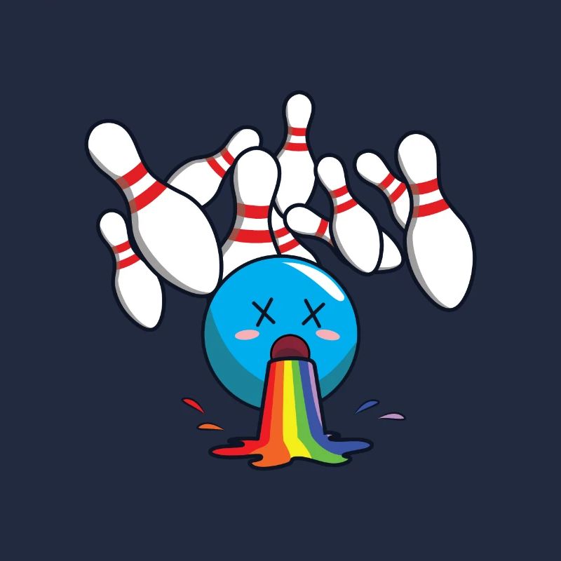 Kegeln Bowling Regenbogen