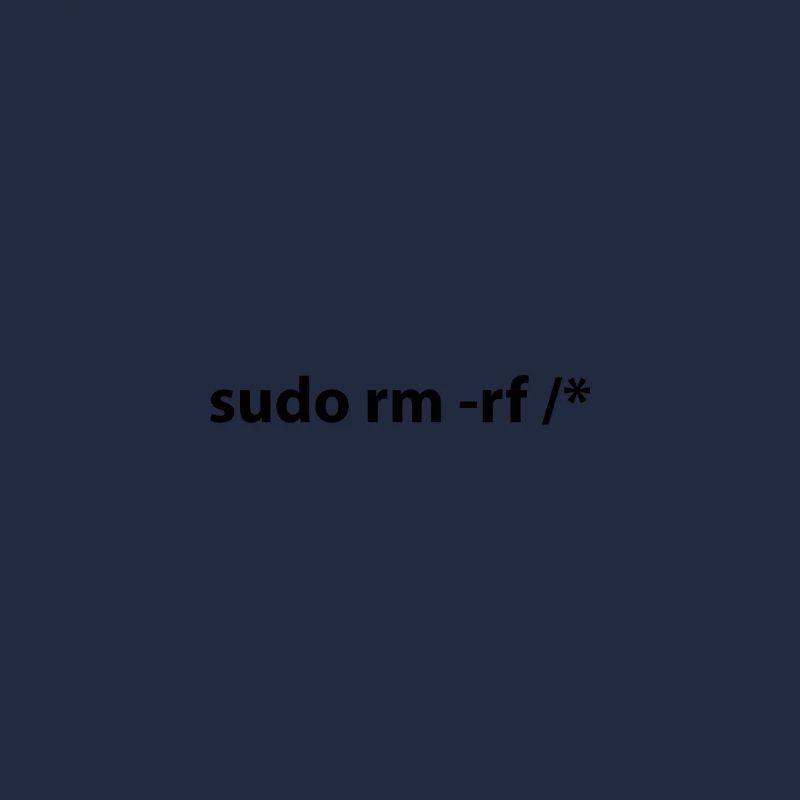 sudo rm -rf /*
