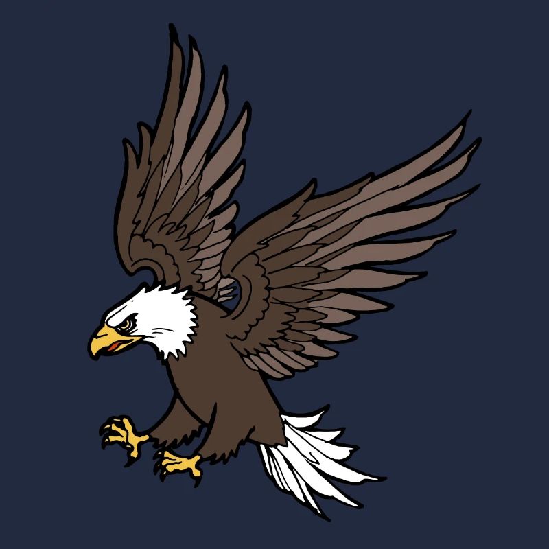Adler greift an