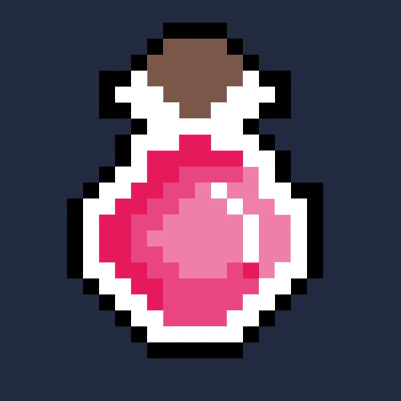 Drank rose pixel art