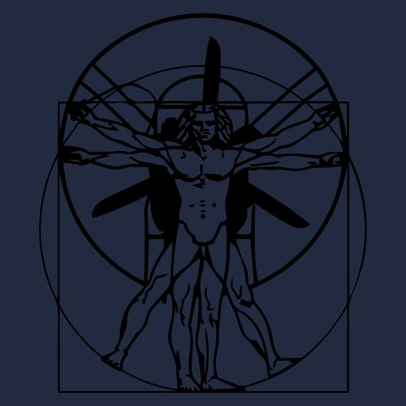 Leonado da Vinci Vitruvian Man