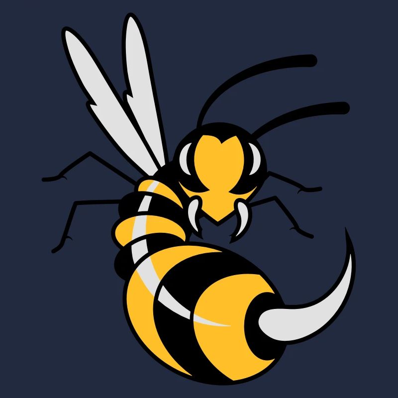 Wasp with giant sting