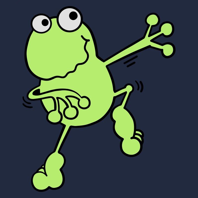 Tanzender Frosch