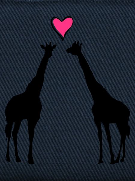 giraffes in love