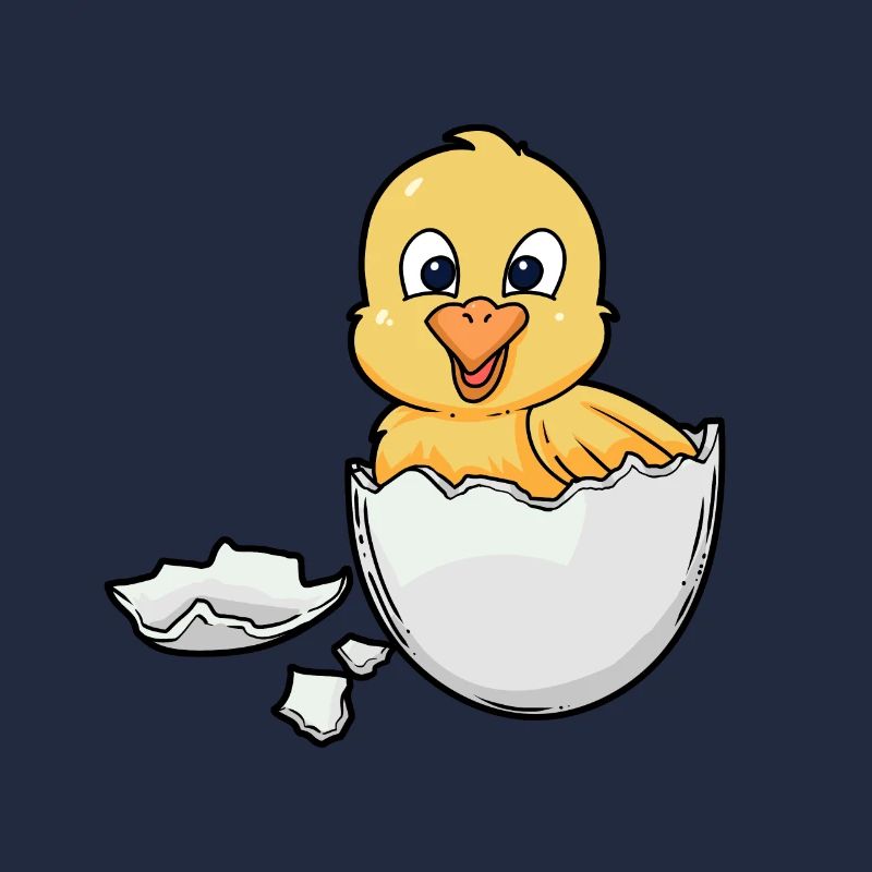 Easter Chicks Chicken Baby Egg Hatch Birth Easter Egg