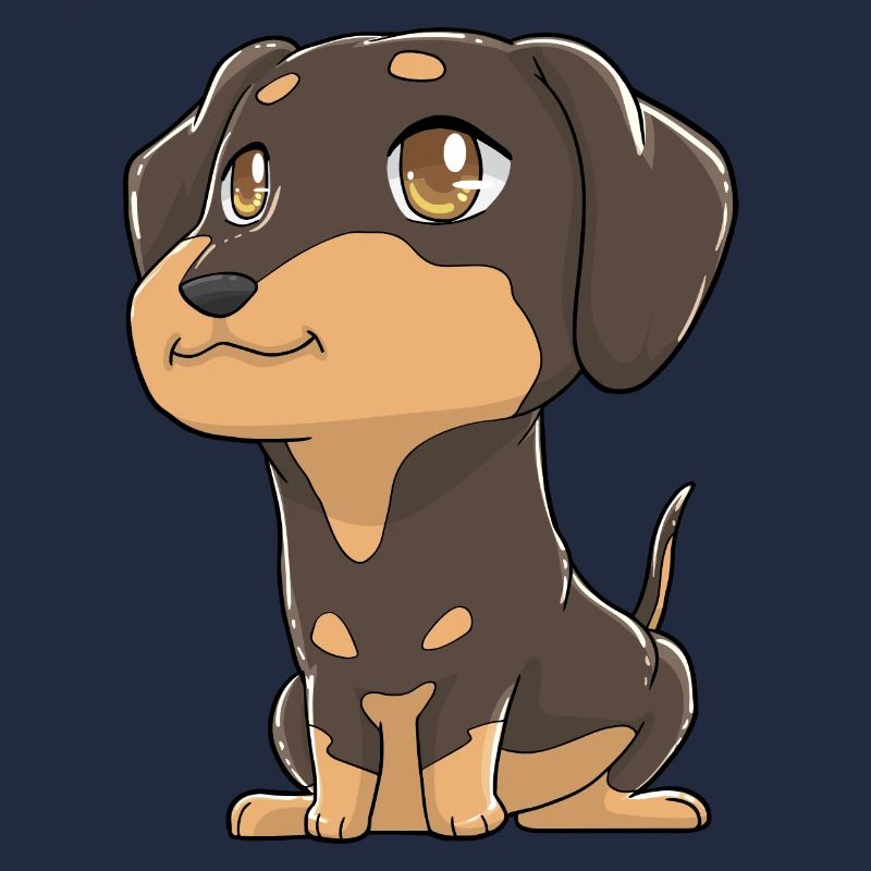 Cute Dachshund Kawaii