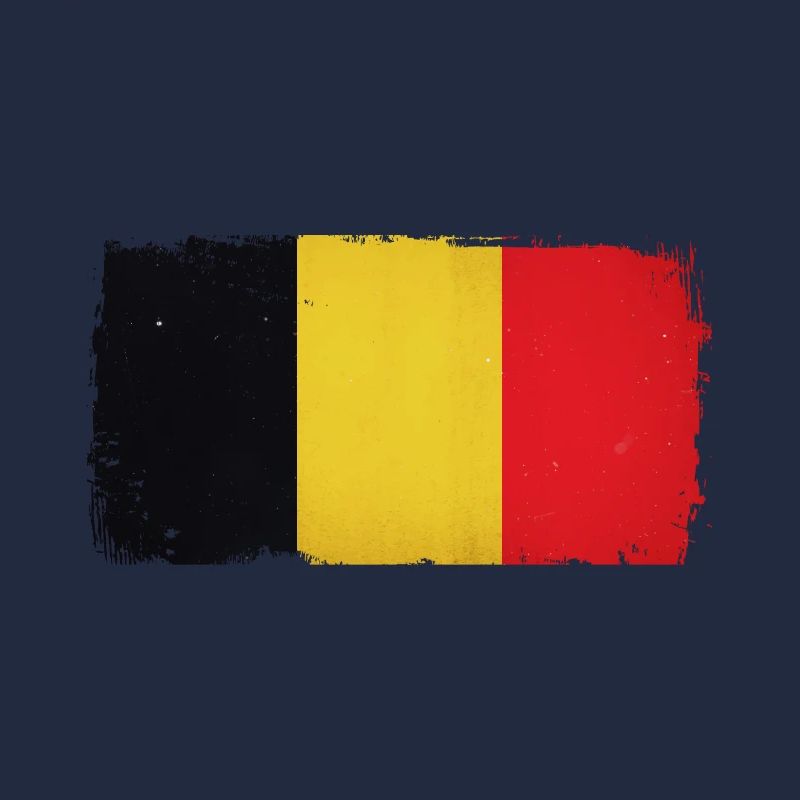 Grunge Belgium Flag