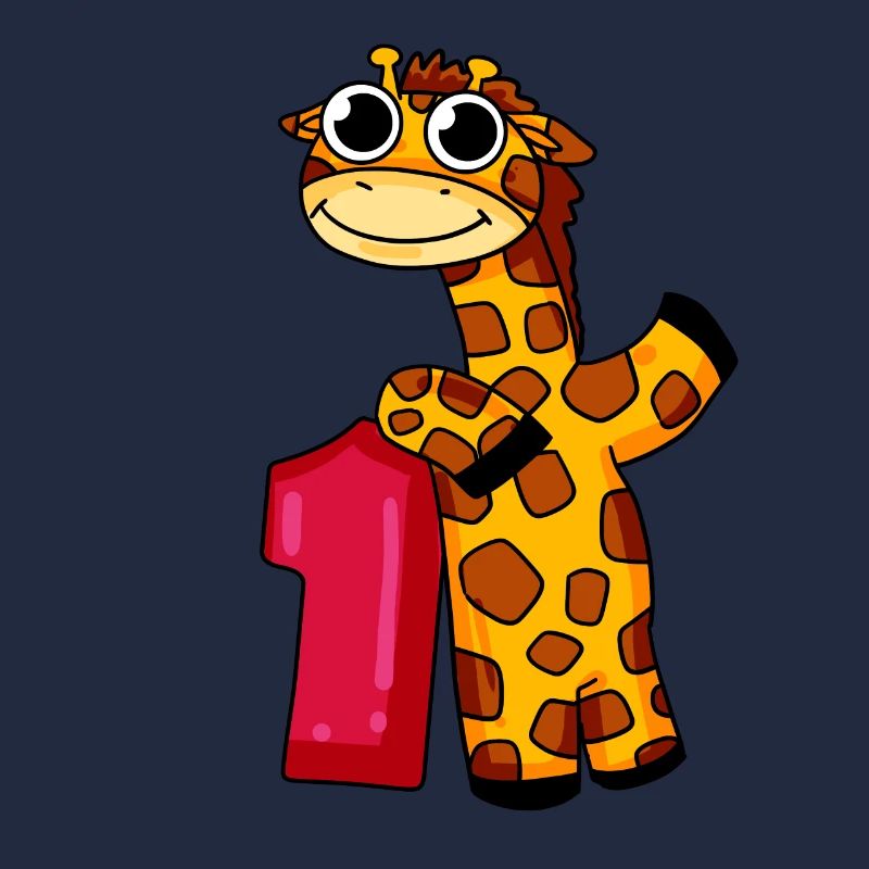 1st birthday giraffe 1st class gift