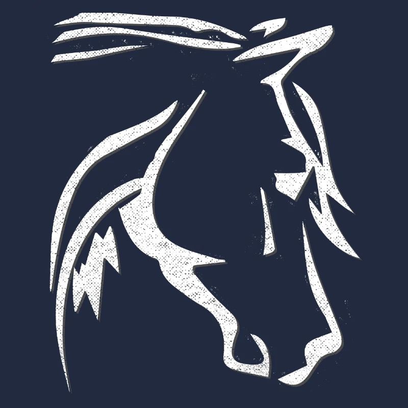 Tête de cheval - dessin de cheval - équitation - cavalière
