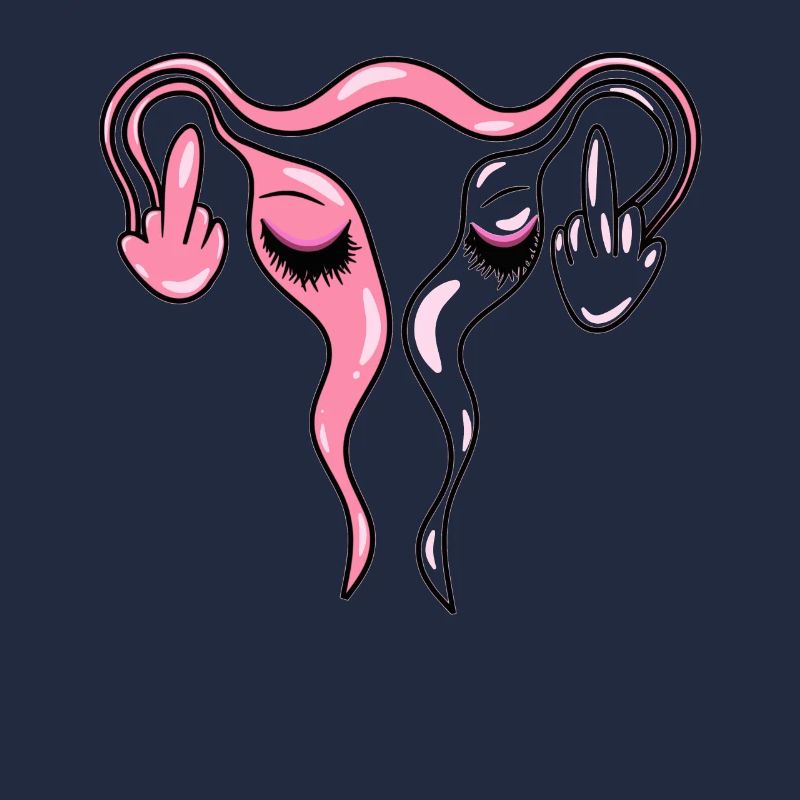 Eierstöcke / Gebärmutter mit Lashes