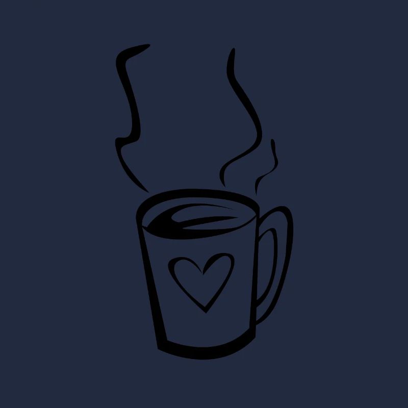 Coffee with heart