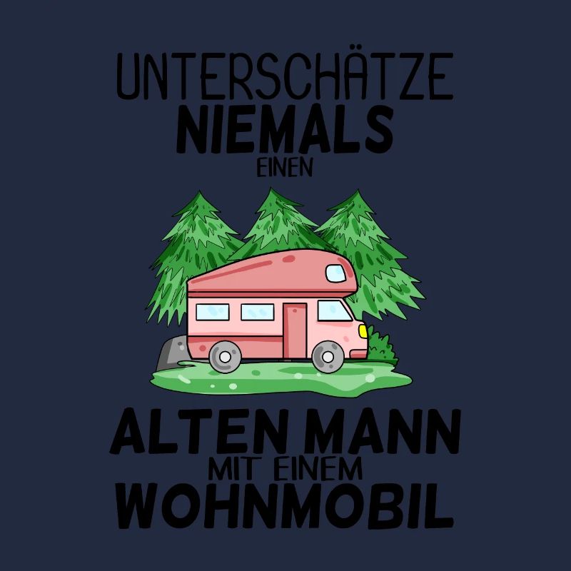 Alter Mann Wohnmobil