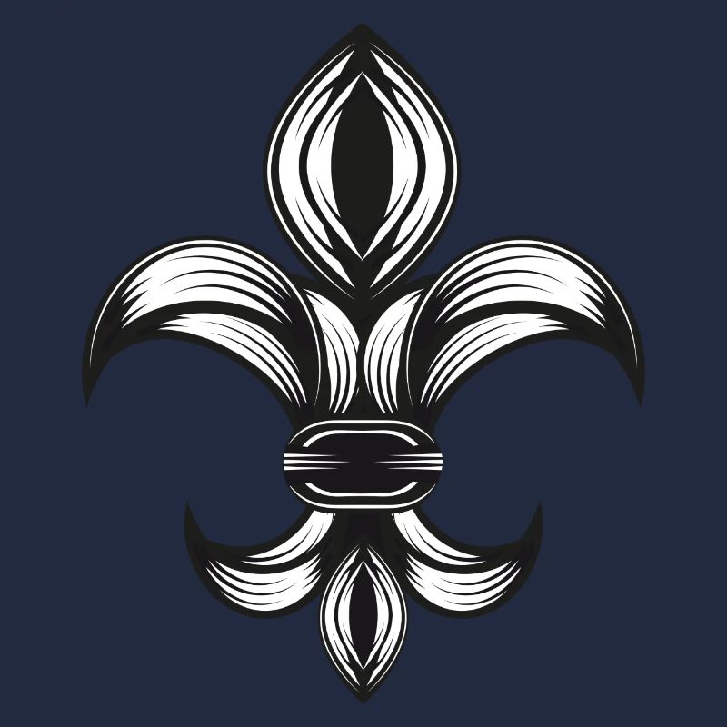 iris stylisé - Fleur-de-Lys