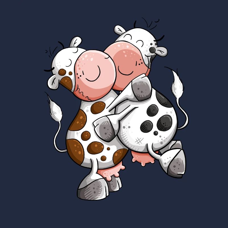 Cuddling Cows I Cow Cows