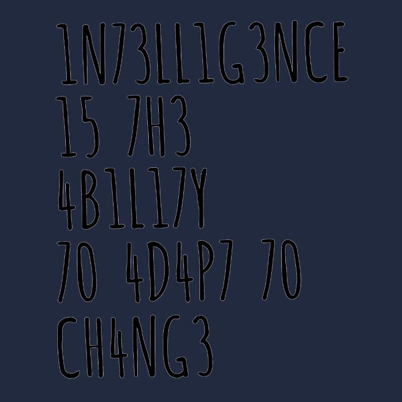 Intelligence drôle de dicton
