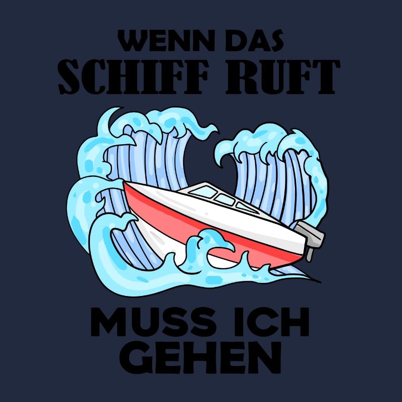 Motorboot Kapitän Boot Boote Seefahrt Geschenk