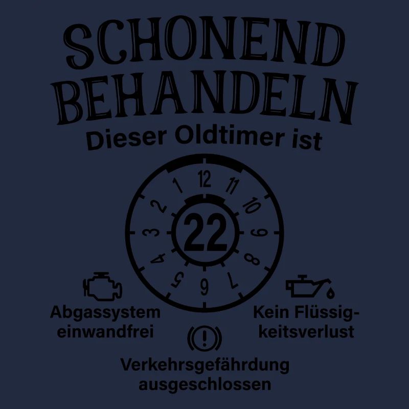 22. Geburtstag Schonend Behandeln Oldtimer Ist 22